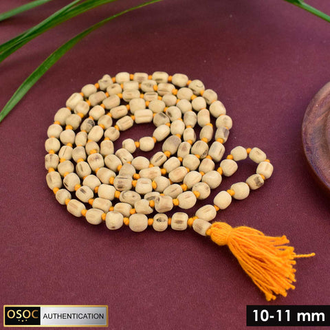 100% Original Tulsi Kanthi Jap Mala with 11-12mm beads β sacred Hindu prayer rosary for chanting, meditation, and spiritual rituals. Indiaβs Premium Jap Mala Store - www.satvikstore.in