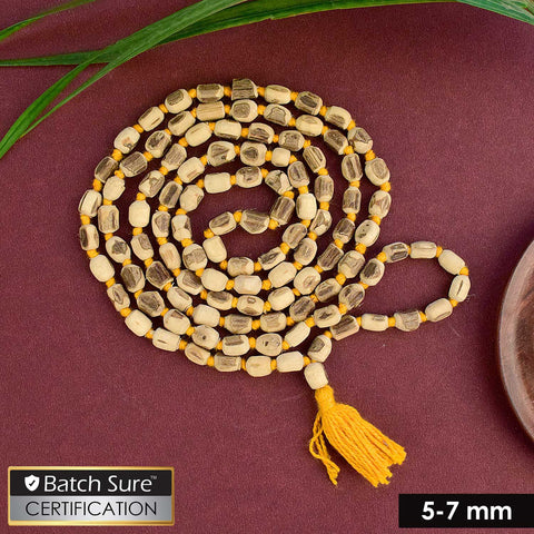 100% Original Tulsi Kanthi Jap Mala with 5-7mm superfine quality beads β sacred wooden prayer mala for chanting and meditation. Indiaβs Premium Jap Mala Store - www.satvikstore.in