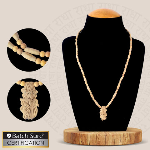 100% Original Tulsi Mala with Radha Krishna Locket, crafted with pure Tulsi beads for a divine spiritual experience. Perfect for prayer and meditation, this mala brings harmony and blessings. Indiaβs Premium Jap Mala Store - www.satvikstore.in