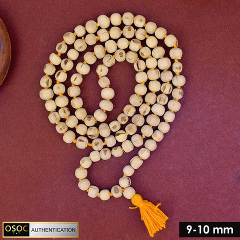100% Original Tulsi Kanthi Jap Mala with 9-10mm beads β traditional Hindu prayer rosary for chanting and meditation. Indiaβs Premium Jap Mala Store - www.satvikstore.in