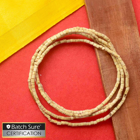 100% Pure Tulsi Bead Mala made with 108+1 authentic beads, perfect for meditation, prayer, and spiritual practices. Crafted for its purity and positive energy.Indiaβs Premium Jap Mala Store - www.satvikstore.in