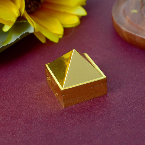 Brass Vastu Pyramid (Vastu Devta Yantra) featuring 45 deity zones, designed to balance energy flow, correct Vastu dosh, and bring prosperity and peace to any space.
Indiaβs Largest Pooja Accessories Brand - www.satvikstore.in