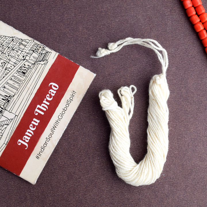 This Yellow Cotton Janeu Thread (Yagnopaveeth Janeu) is traditionally worn during sacred rituals and ceremonies, symbolizing purity, commitment, and spiritual initiation β Indiaβs Largest Pooja Accessories Brand β www.satvikstore.in