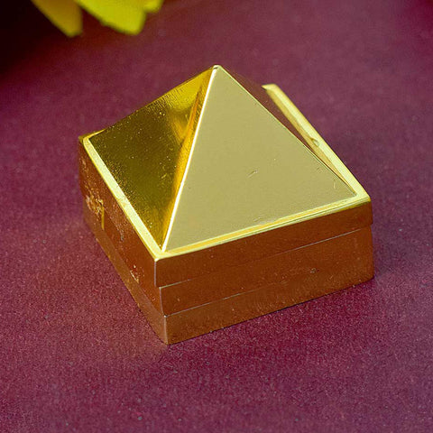 Brass Vastu Pyramid (Vastu Devta Yantra) featuring 45 deity zones, designed to balance energy flow, correct Vastu dosh, and bring prosperity and peace to any space.
Indiaβs Largest Pooja Accessories Brand - www.satvikstore.in