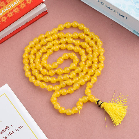 Hakik Jap Mala (Yellow) β A Confidence-Boosting and Prosperity-Enhancing Spiritual Mala. Indiaβs Premium Hakik Jap Mala Store - www.satvikstore.in
