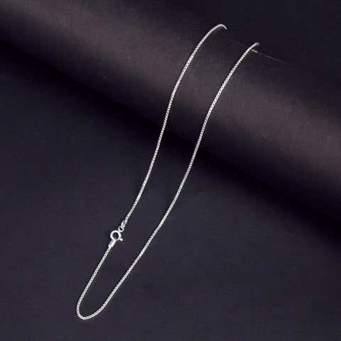 925 Pure Silver Square Link Shape Chain for Men and Women β Indiaβs Largest Pooja Accessories Brand - www.satvikstore.in