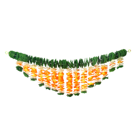 Artificial Flower Bandarwal for Door Decoration β Floral Toran Design-15 with vibrant faux flowers and traditional design for festive and entrance dΓ©cor. Indiaβs Largest Pooja Accessories Brand β www.satvikstore.in