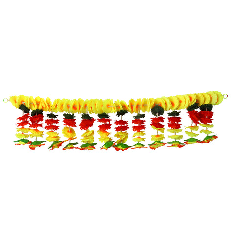 Artificial Flower Bandarwal for Door Decoration β Floral Toran Design-13 featuring vibrant faux flowers and traditional patterns for festive and spiritual home dΓ©cor. Indiaβs Largest Pooja Accessories Brand β www.satvikstore.in