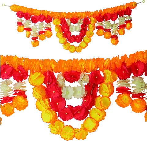 Artificial Flower Bandarwal for Door Decoration β Traditional Floral Toran with vibrant artificial flowers, perfect for festive and spiritual home entry dΓ©cor. Indiaβs Largest Pooja Accessories Brand β www.satvikstore.in