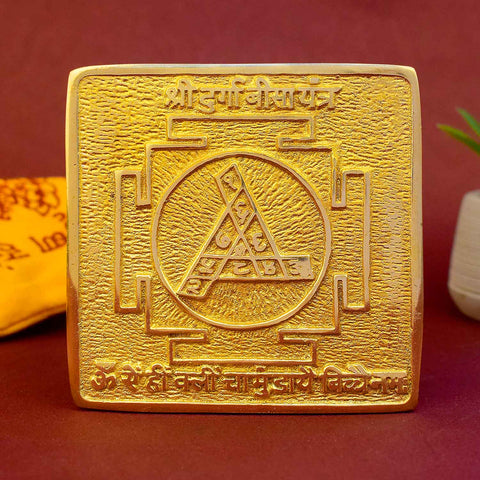 Asht Dhatu Shree Durga Bisa Yantra for Divine Protection and Energy β Satvikstore.in Indiaβs Largest Pooja Accessories Brand - www.satvikstore.in