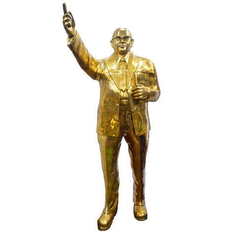 77 Inch Monumental Brass Dr. Bhimrao Ramji Ambedkar Statue β Symbol of Equality, Justice, and Leadership for Public Spaces or Institutional Decor.India's Largest Puja Accessories Brand - Satvik No. 1 Brass Idol Collection