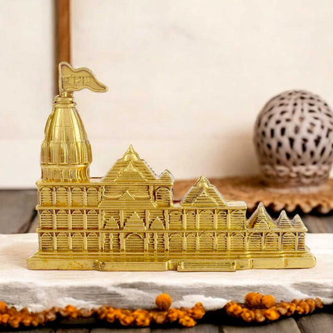 Brass Ram Mandir Idol for Car Dashboard β A divine and protective idol for your car. Indiaβs Largest Pooja Accessories Brand β www.satvikstore.in