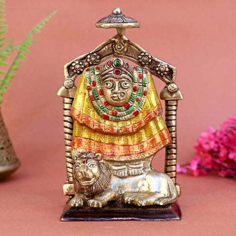 6.8 Inch Brass Vidyavasini Maa idol