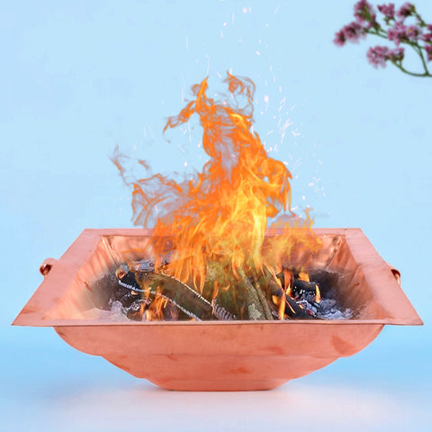 Copper Hawan Kund for Pooja is a traditional and sacred vessel used for performing hawan and other fire rituals during pooja ceremonies. Made from high-quality copper, it ensures purity and effectiveness during religious practices β Indiaβs Largest Pooja Accessories Brand β www.satvikstore.in