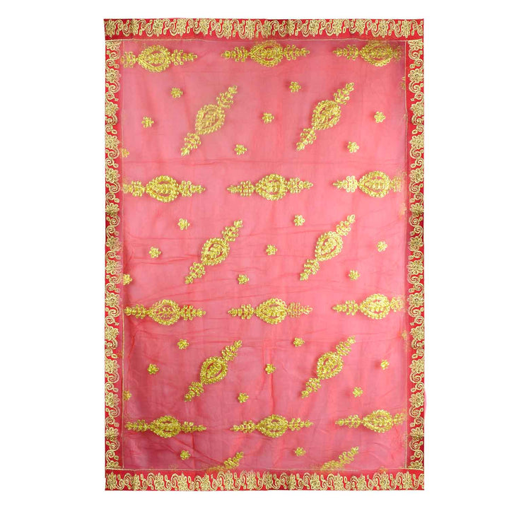 Increase your spiritual rituals with this beautiful Mata Ki Chunri, featuring intricate golden embroidery. Measuring 216 cm (85 inches) in length and 99 cm (39 inches) in height, this Chunri is ideal for Navratri, Durga Puja, temple decor, and sacred offerings. The vibrant fabric with golden motifs adds a divine charm to your religious ceremonies.
ποΈ Shop authentic Mata Ki Chunris, Devi Chunaris, and religious accessories at Satvik Store for all your pooja and festive needs. πΈπ