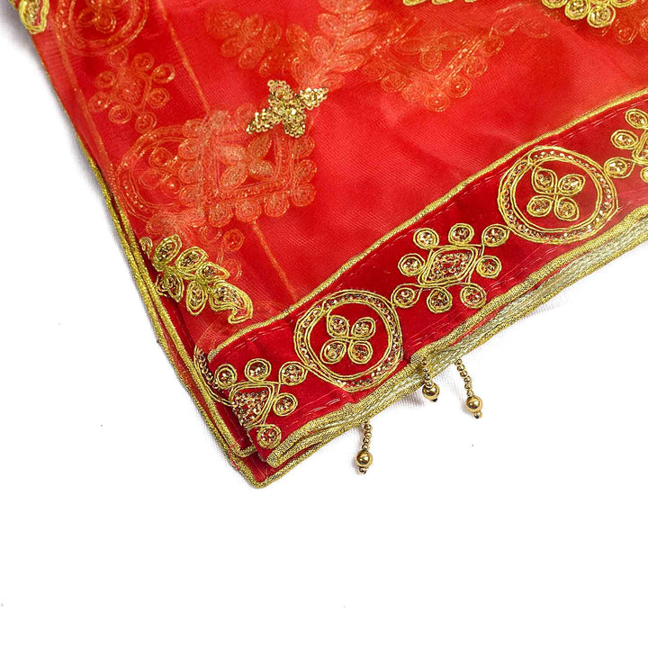 Enhance your spiritual rituals with this beautiful Mata Ki Chunri, designed with intricate golden winged motifs. Measuring 212 cm (83.5 inches) in length and 102 cm (40 inches) in height, this Chunri is crafted from premium-quality fabric with delicate gold detailing. Ideal for Navratri, Durga Puja, temple offerings, and home decor, it adds a divine touch to your prayers and celebrations.
🛍️ Shop authentic Mata Ki Chunris, Devi Chunaris, and more at Satvik Store for all your pooja and festive essentials.