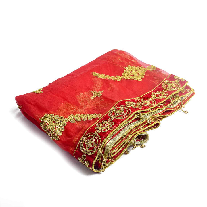 Enhance your spiritual rituals with this beautiful Mata Ki Chunri, designed with intricate golden winged motifs. Measuring 212 cm (83.5 inches) in length and 102 cm (40 inches) in height, this Chunri is crafted from premium-quality fabric with delicate gold detailing. Ideal for Navratri, Durga Puja, temple offerings, and home decor, it adds a divine touch to your prayers and celebrations.
🛍️ Shop authentic Mata Ki Chunris, Devi Chunaris, and more at Satvik Store for all your pooja and festive essentials.