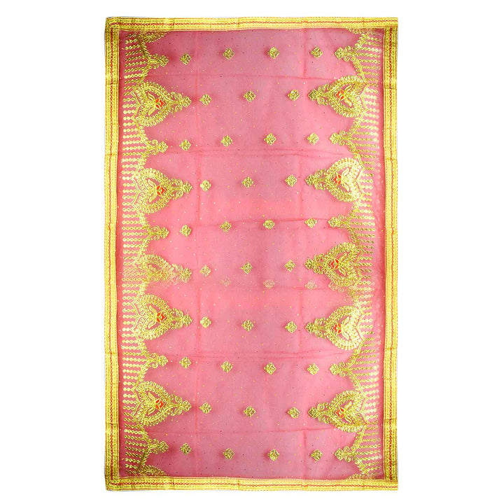 Enhance your puja ceremonies with this exquisite Pink Chunri featuring intricate golden embroidery. Measuring 188 cm (74 inches) in length and 108 cm (43 inches) in height, this elegant cloth is ideal for Devi puja, temple offerings, and altar decorations.
ποΈ Shop now at Satvik Store for authentic spiritual and religious products. πΈπ