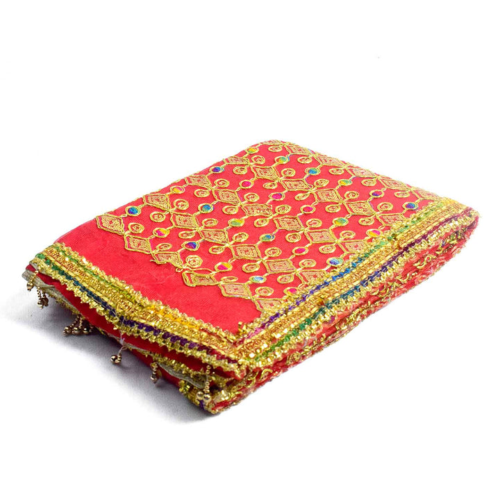 Adorn your puja altar with this beautifully crafted Pink Chunri, featuring golden sequin embellishments for a divine appearance. Measuring 190 cm (75 inches) in length and 103 cm (40 inches) in height, this traditional cloth is perfect for Devi puja, temple offerings, and festive rituals.
๐๏ธ Shop now at Satvik Store for authentic spiritual and religious products. ๐ธ๐