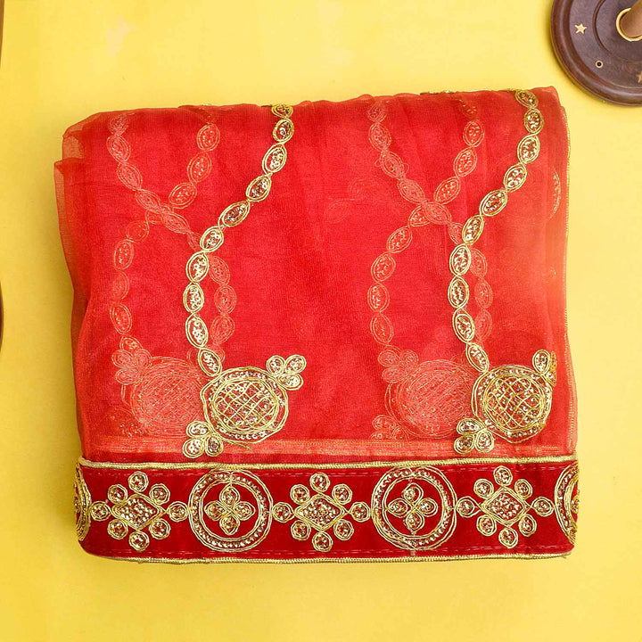 Enhance your puja rituals with this beautiful Mata Ki Chunri, featuring delicate golden embroidery. Measuring 210 cm (83 inches) in length and 100 cm (39 inches) in height, this Chunri is ideal for Navratri, Durga Puja, temple decor, and other religious ceremonies. The intricate design and fine fabric make it a meaningful addition to your devotional offerings.
ποΈ Discover authentic religious accessories at Satvik Store for all your puja and festive needs. πΈπ