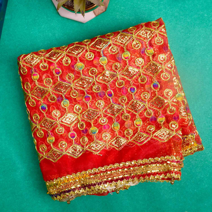 Adorn your puja altar with this beautifully crafted Pink Chunri, featuring golden sequin embellishments for a divine appearance. Measuring 190 cm (75 inches) in length and 103 cm (40 inches) in height, this traditional cloth is perfect for Devi puja, temple offerings, and festive rituals.
๐๏ธ Shop now at Satvik Store for authentic spiritual and religious products. ๐ธ๐