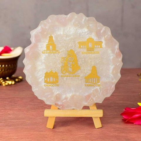 Decorative Resin Frame of Lord Shiva with Char Dham Temples β Indiaβs Largest Pooja Accessories Brand β www.satvikstore.in