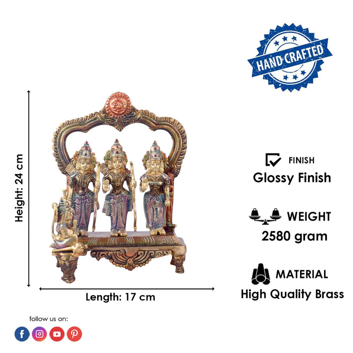 The 8.7 Inch Elegant Antique Brass Ram with Bow Statue is a beautifully crafted piece that exudes strength, power, and grace. The statue features a detailed ram, poised with a bow, symbolizing courage, protection, and determination. Made from high-quality antique brass, it boasts an intricate design that brings out the elegance and majesty of the ram in a timeless style.
