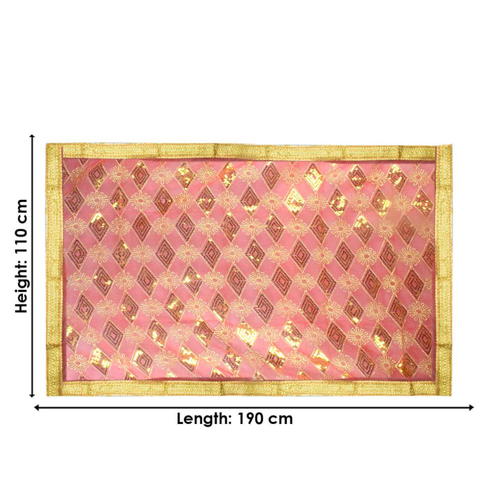✨ "Mata Ki Chunri with Golden Border – Divine Prayer Cloth for Puja" ✨
Elevate your spiritual rituals with this beautiful Mata Ki Chunri, featuring a golden border and intricate diamond and floral patterns. Measuring 190 cm (75 inches) in length and 110 cm (43 inches) in height, this Chunri is perfect for Devi puja, Navratri, Durga Puja, and festive decor. Its shimmering design adds a touch of divinity to your sacred offerings.
🛍️ Shop authentic religious accessories at Satvik Store for all your devotion