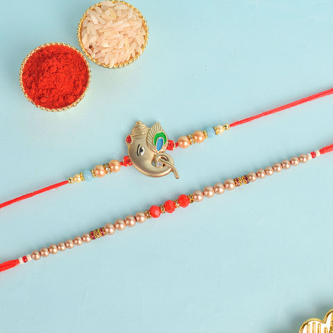 Set of 2 Traditional Rakhis for Brothers with Roli Chawal and Ram Sita Stickers β Raksha Bandhan Gift Pack. Indiaβs Largest Pooja Accessories Brand - www.satvikstore.in