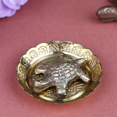 Feng Shui Turtle with Water Plate/Tray β A symbol of prosperity, protection, and luck, perfect for creating positive energy in any space. Indiaβs Largest Pooja Accessories Brand β www.satvikstore.in