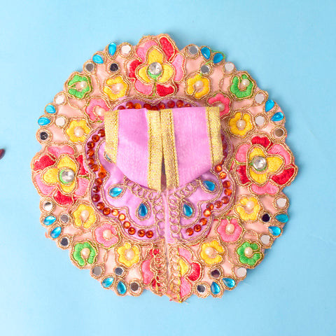 Exquisite Laddu Gopal Dress with Floral Bead & Stone Embroidery β Indiaβs Largest Pooja Accessories Brand β www.satvikstore.in