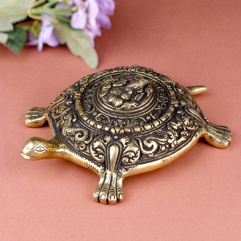 Ganesha Brass Turtle β A symbol of prosperity, protection, and wisdom, perfect for inviting good fortune and success. Indiaβs Largest Pooja Accessories Brand β www.satvikstore.in