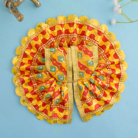 Graceful Dresses for Laddu Gopal featuring vibrant and intricately designed traditional poshak for Bal Krishna idol Indiaβs Largest Pooja Accessories Brand β www.satvikstore.in