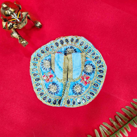 Graceful Divine Laddu Gopal Dress No.0 with intricate embroidery β Indiaβs Largest Pooja Accessories Brand β www.satvikstore.in