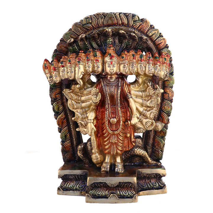 Lord Vishnu, Maha Vishnu, Shri Narayan, Virat Vishnu Swaroop, Satyanarayan Murti/Idol. Handmade product from the Artisanship of India's Craftsman with Using Modern Style.
