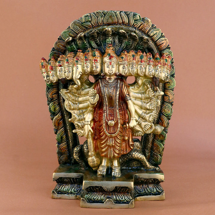 Lord Vishnu, Maha Vishnu, Shri Narayan, Virat Vishnu Swaroop, Satyanarayan Murti/Idol. Handmade product from the Artisanship of India's Craftsman with Using Modern Style.