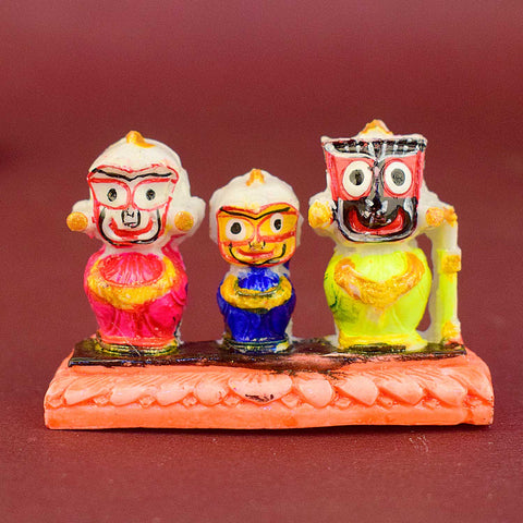 Marble Jagannath Ji Idol for Car Dashboard and Pooja Use. Indiaβs Largest Pooja Accessories Brand - www.satvikstore.in