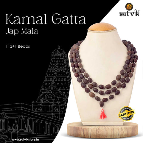 Kamal Gutta Mala β lotus seed mala for wealth & Laxmi blessings β Indiaβs Largest Pooja Accessories Brand β www.satvikstore.in