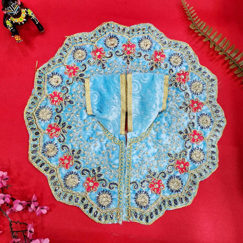 Beautiful Laddu Gopal dress No.6 design 1 with bright festive detailing for Bal Gopal idol β Indiaβs Largest Pooja Accessories Brand β www.satvikstore.in