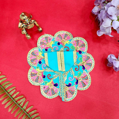 Beautiful Laddu Gopal Dress No.2 with intricate patterns and vibrant colors β Indiaβs Largest Pooja Accessories Brand β www.satvikstore.in