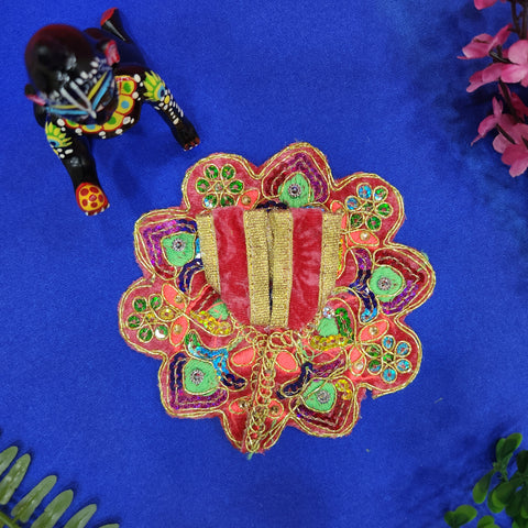 Beautiful Laddu Gopal Dress No.0 in vibrant traditional design for deity idols β Indiaβs Largest Pooja Accessories Brand β www.satvikstore.in