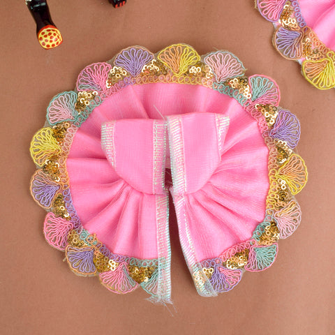 Light Pink Laddu Gopal Dress with Decorative Embroidered Border β Indiaβs Largest Pooja Accessories Brand β www.satvikstore.in