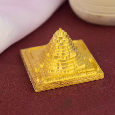 1.5 Inch Meru Shree Yantra in Golden Finish for Wealth & Positivity β Satvikstore.in. Indiaβs Largest Pooja Accessories Brand - www.satvikstore.in
