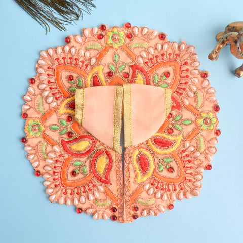 Vibrant Orange Laddu Gopal Dress with Embroidery & Stonework β Indiaβs Largest Pooja Accessories Brand β www.satvikstore.in