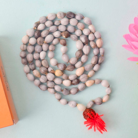 Original Vaijayanti Jap Mala with Natural Beads β Sacred Rosary for Devotion, Meditation, and Spiritual Growth Indiaβs Premium Jap Mala Store - www.satvikstore.in