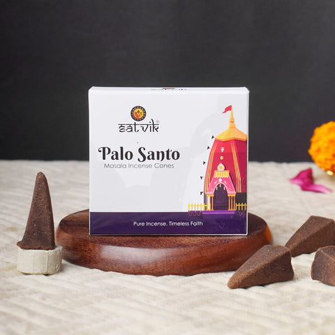 Palo Santo Pure Masala Incense Cones β Natural Healing & Cleansing Dhoop Cones for Meditation and Pooja. Indiaβs Largest Pooja Accessories Brand - www.satvikstore.in
