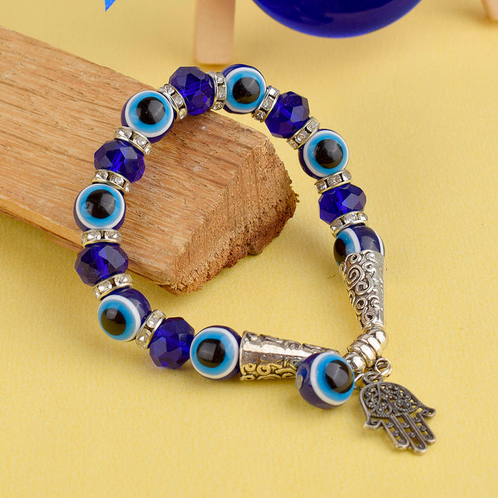 Pleasing Evil Eye Bracelet for Girls and Women featuring an elegant evil eye charm for protection and style. Indiaβs Largest Pooja Accessories Brand β www.satvikstore.in