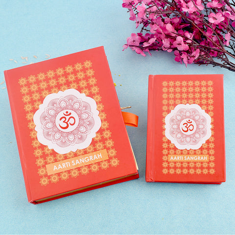 Premium Arti Sangrah Book featuring a collection of sacred Hindu aratis for devotional practices and spiritual rituals.Indiaβs Largest Pooja Accessories Brand β www.satvikstore.in