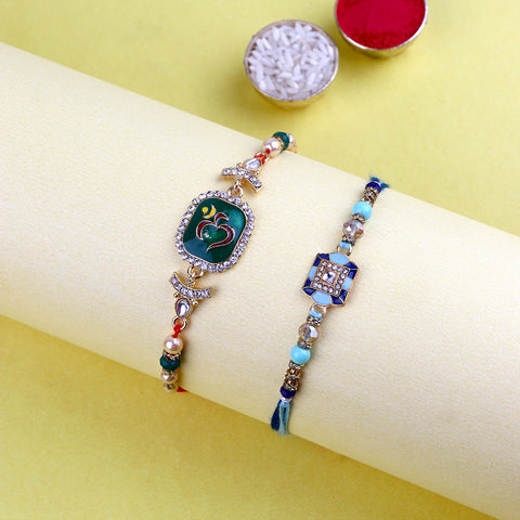 Set of 2 Traditional Rakhis for Brothers with Roli Chawal and Ram Sita Stickers β Raksha Bandhan Gift Pack. Indiaβs Largest Pooja Accessories Brand - www.satvikstore.in