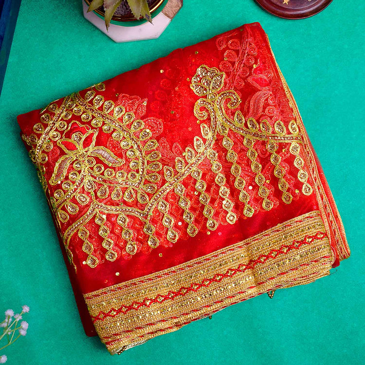 Enhance your puja ceremonies with this exquisite Pink Chunri featuring intricate golden embroidery. Measuring 188 cm (74 inches) in length and 108 cm (43 inches) in height, this elegant cloth is ideal for Devi puja, temple offerings, and altar decorations.
ποΈ Shop now at Satvik Store for authentic spiritual and religious products. πΈπ